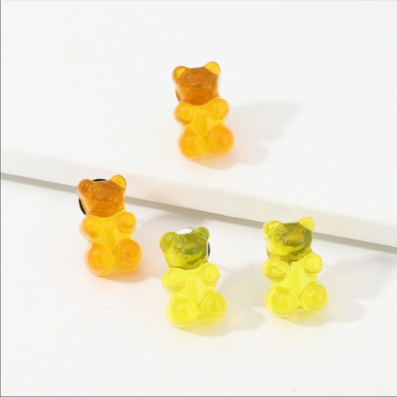GUMMY BEAR STUD EARRINGS - Picture 5 of 7